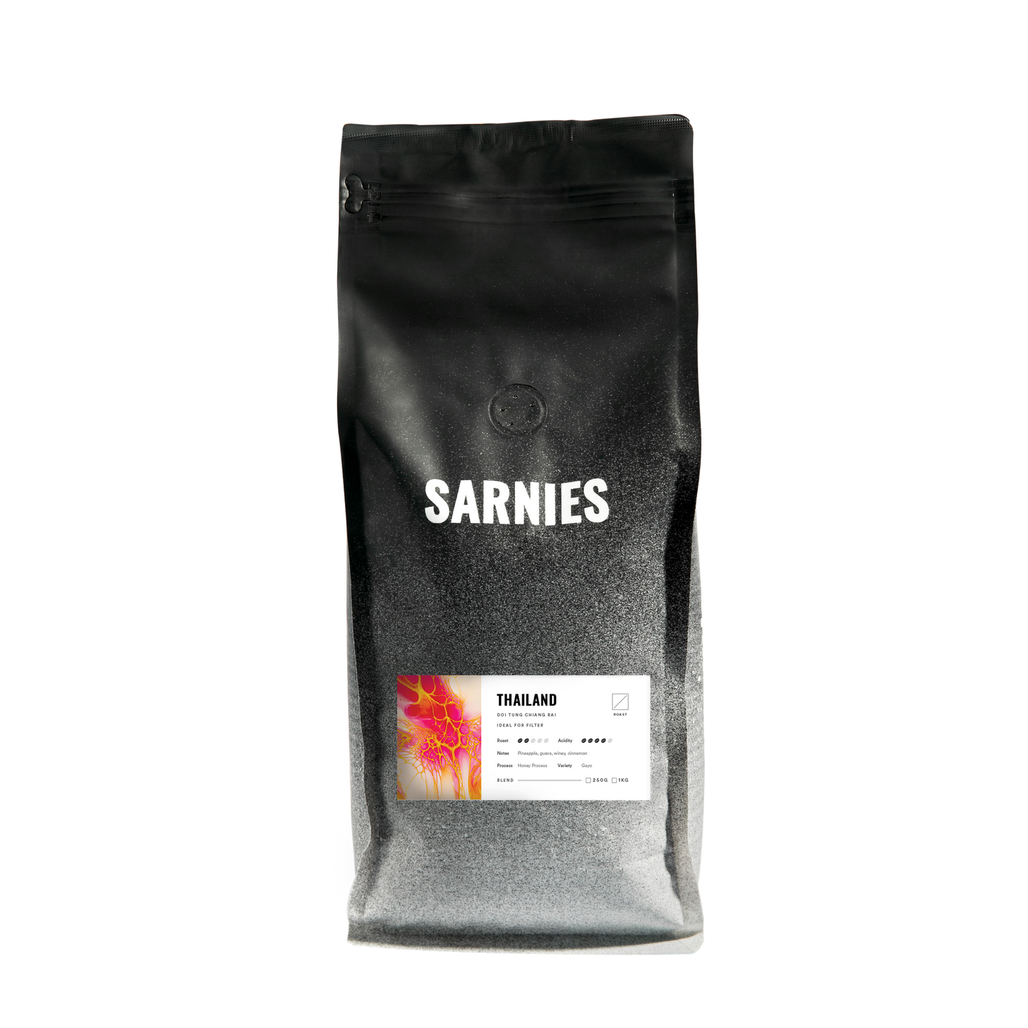 Thailand, Doi Tung, Chiang Rai, Typica Honey Process Coffee Bean (Single Origin)