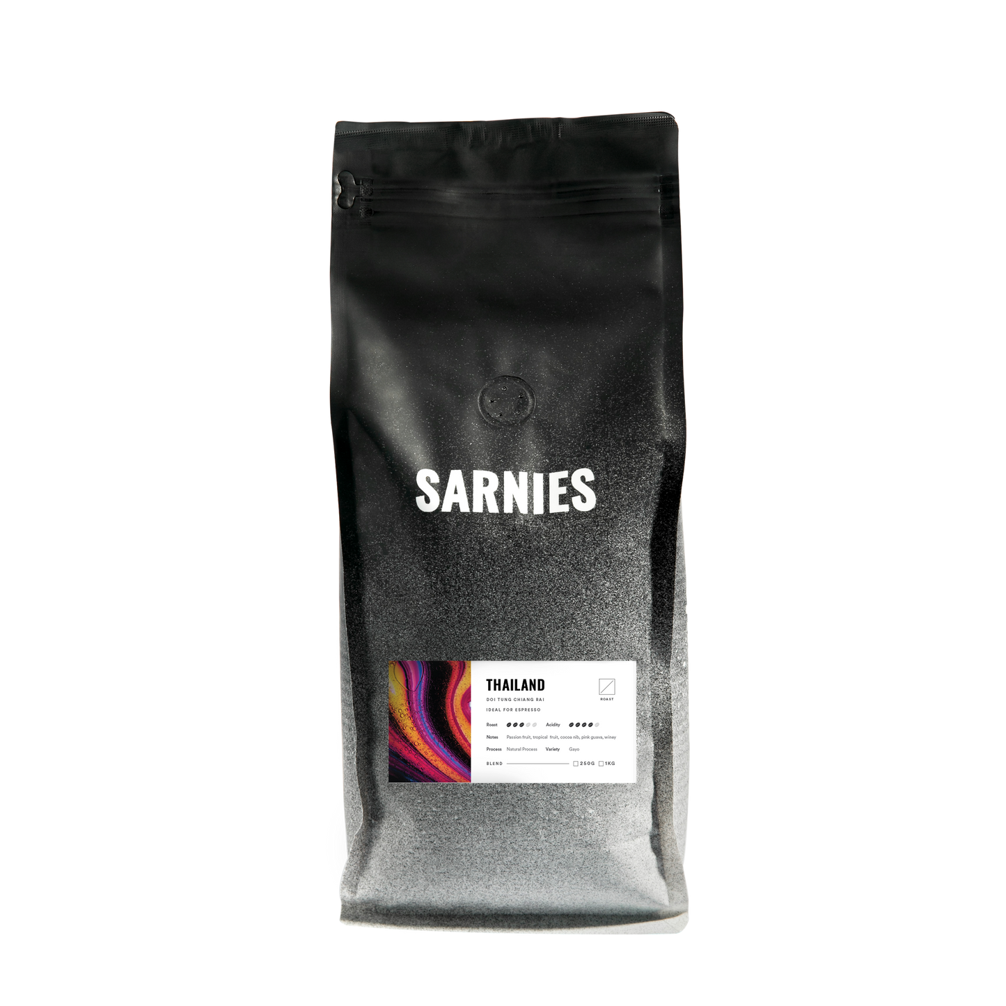 Thailand, Doi Tung, Chiang Rai, Gayo Natural Process Coffee Bean (Single Origin)