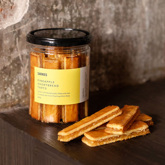 Pineapple Shortbread Tart Jar