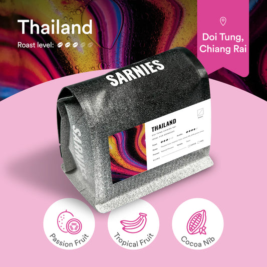 Thailand, Doi Tung, Chiang Rai, Gayo Natural Process Coffee Bean (Single Origin)