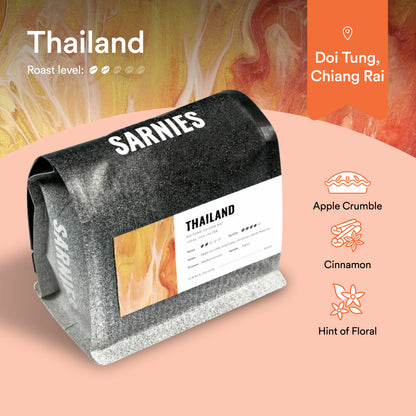 Thailand, Doi Tung Chiang Rai, Typica Washed Process Coffee Bean (Single Origin)