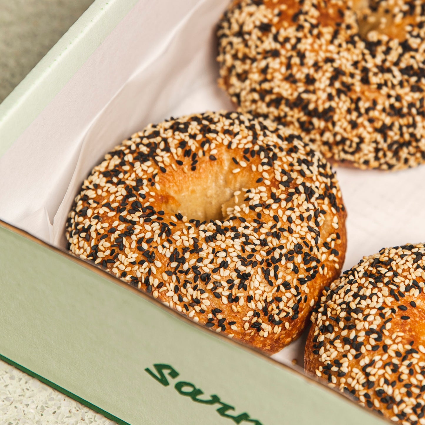 Box o' Sesame Bagels